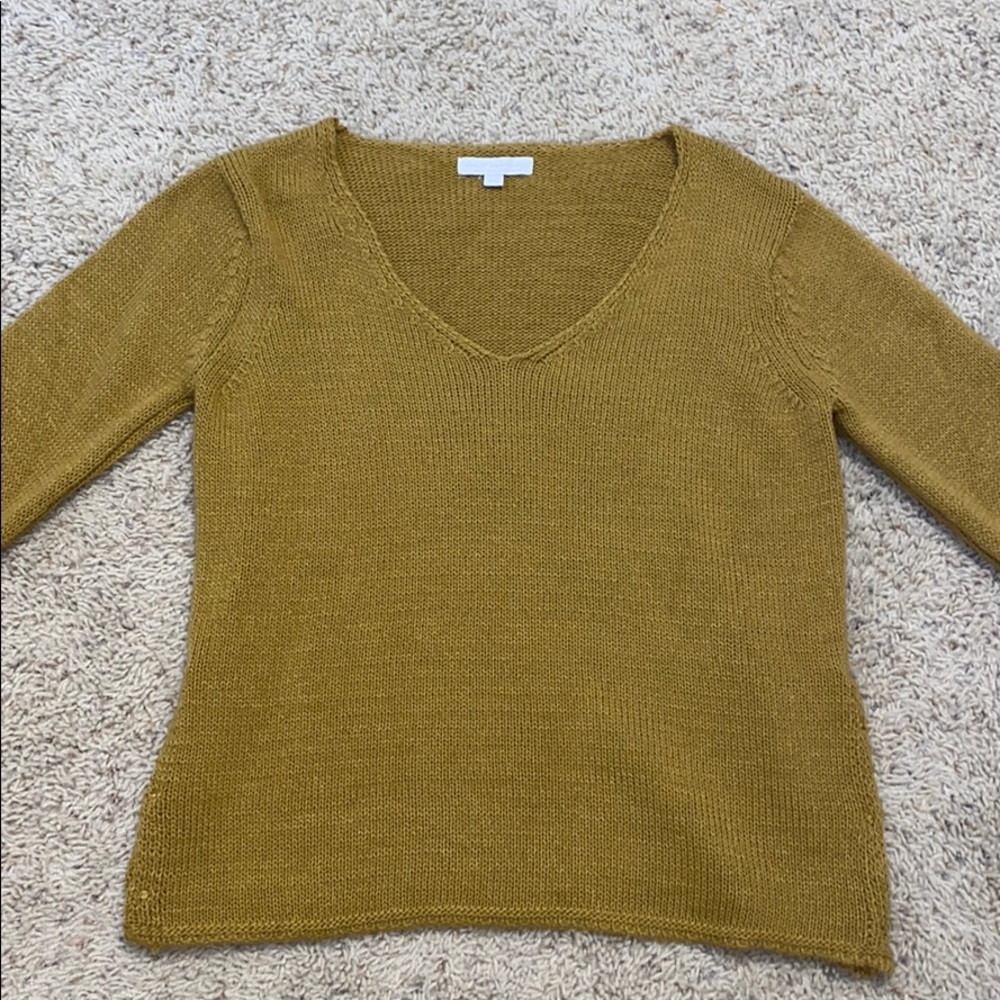 Dark yellow sweater